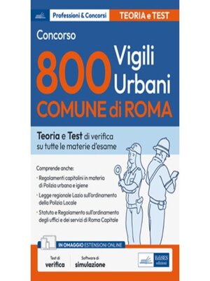 cover image of Concorso 800 Vigili Urbani Comune di Roma